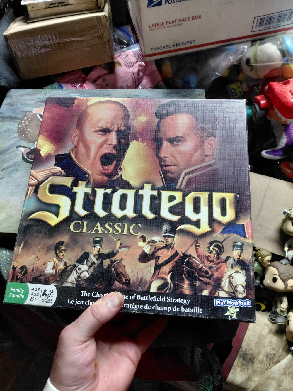copy of Stratego Classic, a two-player strategy board game of battlefield tactic